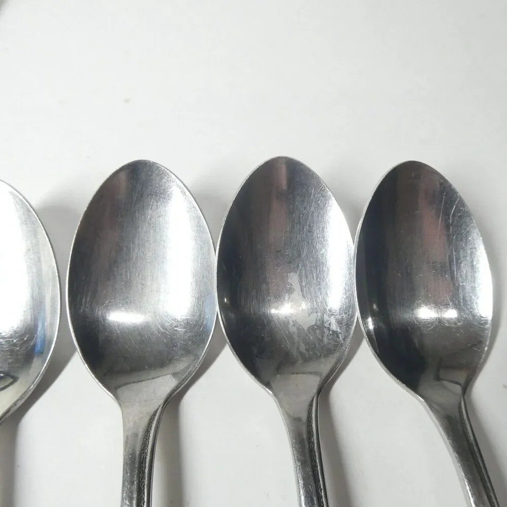 Imperial IMI50 Textured Stainless Flatware Lot Vintage 15pcs MCM